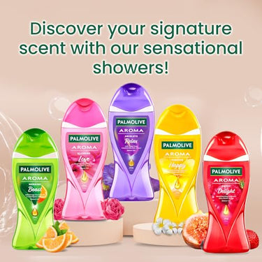 Palmolive Aroma Absolute Relax Body Wash For Women & Men, 250Ml Shower Gel Single Bottle, 100% Natural Ylang Ylang Essential Oil & Iris Extracts For A Smooth Skin, Ph Balanced Bodywash